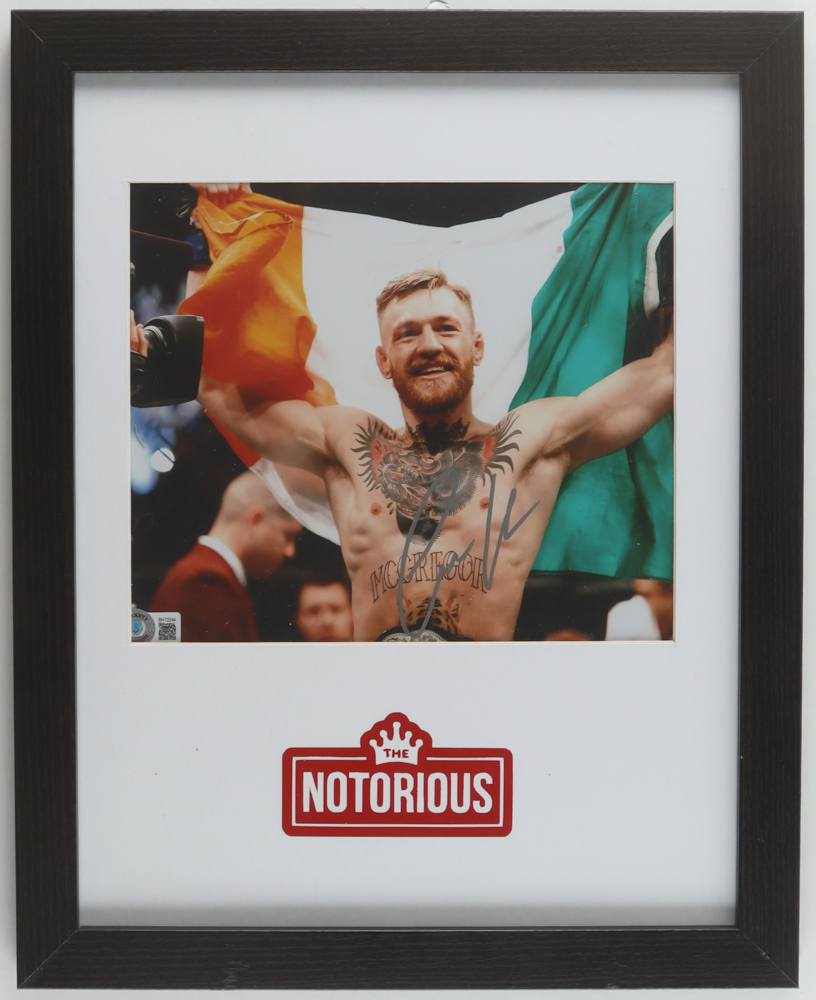Conor McGregor Signed Custom Framed Photo Display (Beckett) at PristineAuction.com Conor McGregor Signed Custom Framed Photo Display (Beckett) at PristineAuction.com