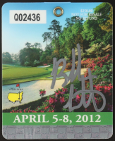 Bubba Watson Signed 2012 Masters Tournament Badge (Beckett) at PristineAuction.com