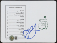 Xander Schauffele Signed Augusta National Golf Club Scorecard (Beckett) at PristineAuction.com