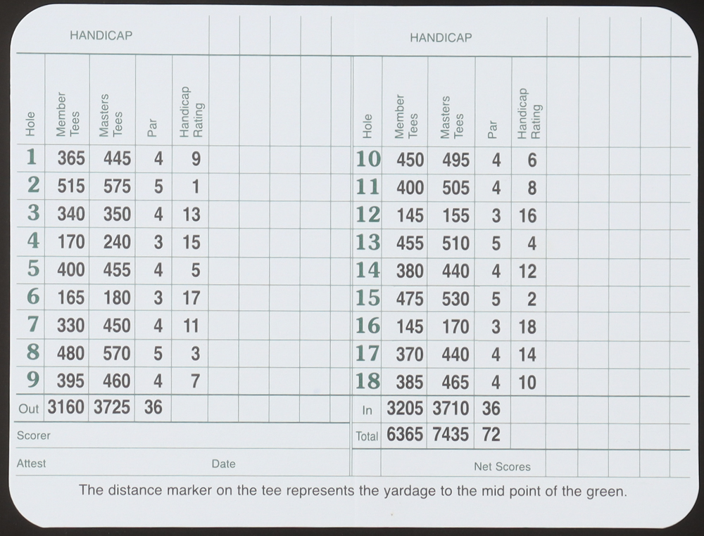 Vijay Singh Signed Augusta National Golf Club Scorecard (Beckett) at PristineAuction.com Vijay Singh Signed Augusta National Golf Club Scorecard (Beckett) at PristineAuction.com
