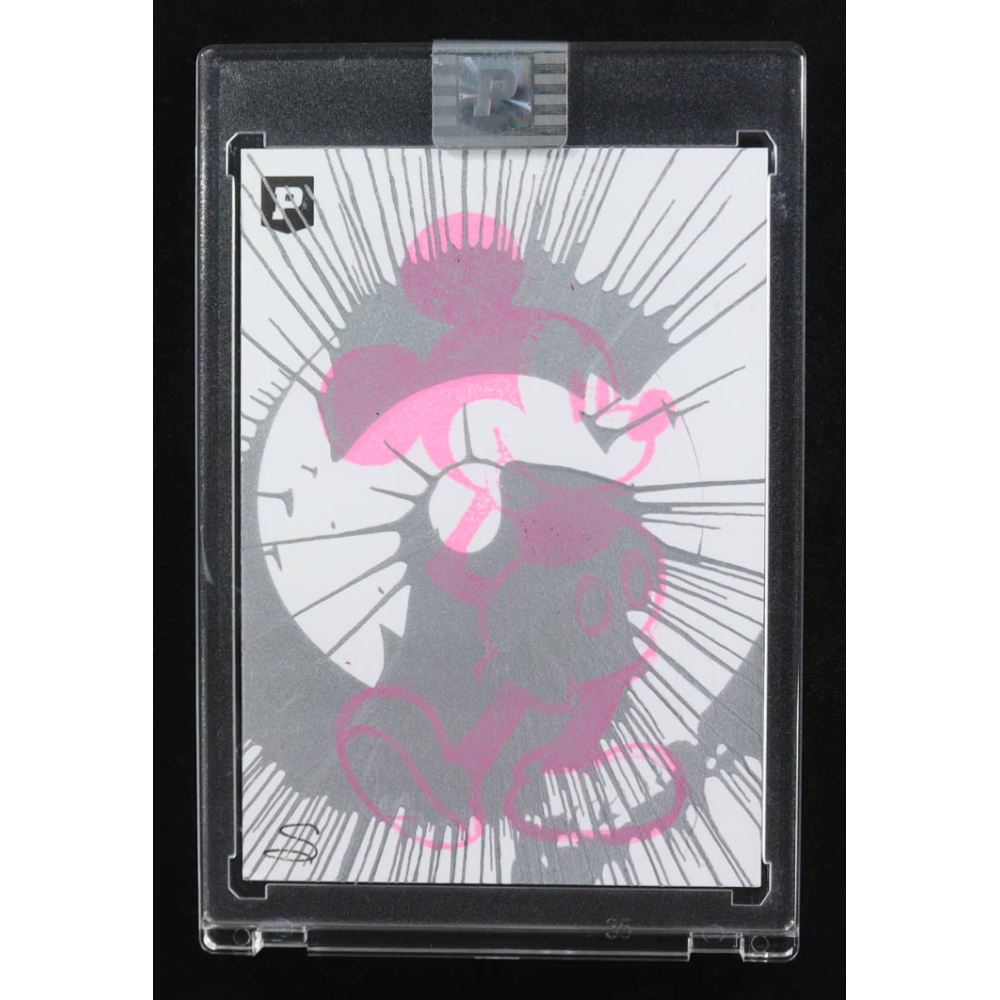 Radiant Pink Mickey | Disney | Original Art Sketch Card by Scott Cook #1/5 (PA) at PristineAuction.com