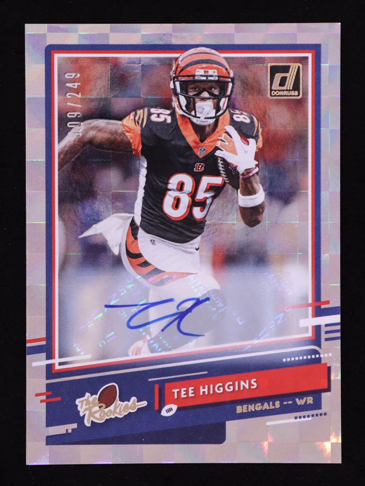 Tee Higgins 2020 Donruss The Rookies Autographs #10 #9/249