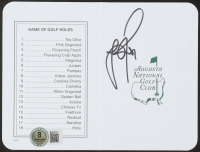 Justin Rose Signed Augusta National Golf Club Scorecard (Beckett) at PristineAuction.com