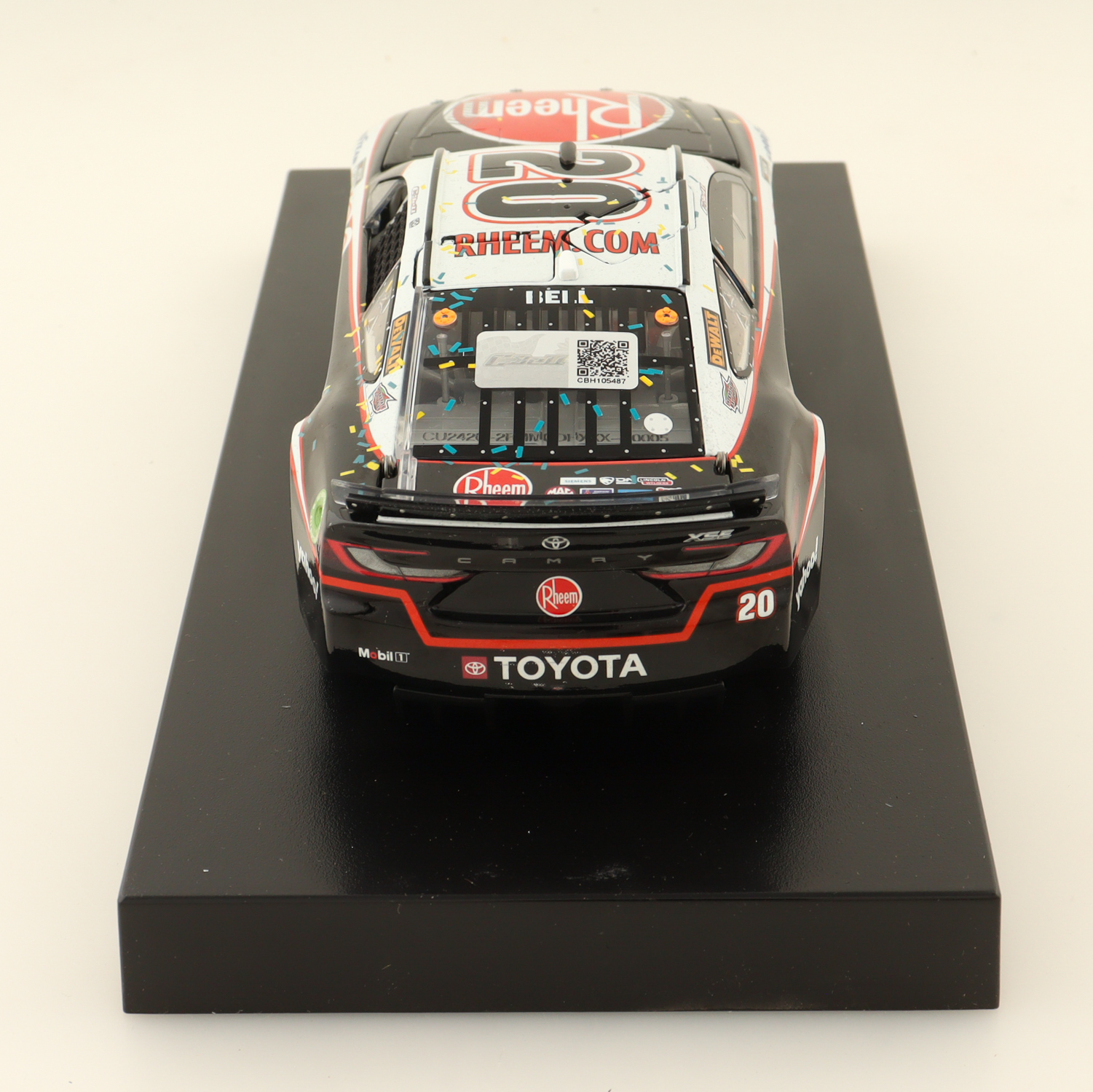 Christopher Bell Signed 2024 #20 Rheem Phoenix Win Elite 1:24 Diecast Car (Bell COA) at PristineAuction.com Christopher Bell Signed 2024 #20 Rheem Phoenix Win Elite 1:24 Diecast Car (Bell COA) at PristineAuction.com