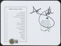 Adam Scott Signed Augusta National Golf Club Scorecard (Beckett) at PristineAuction.com