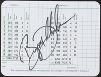 Bryson DeChambeau Signed Augusta National Golf Club Scorecard (Beckett) at PristineAuction.com