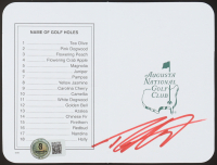 Tommy Fleetwood Signed Augusta National Golf Club Scorecard (Beckett) at PristineAuction.com