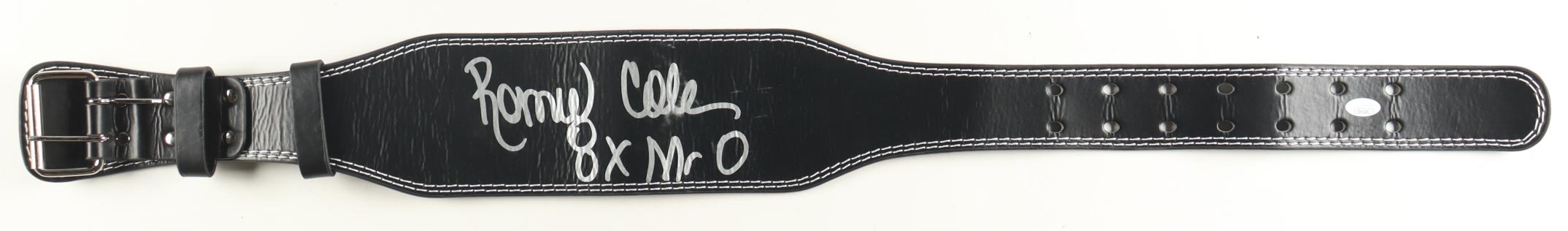 Ronnie Coleman Signed Belt Inscribed "8x Mr. O" (JSA) at PristineAuction.com Ronnie Coleman Signed Belt Inscribed "8x Mr. O" (JSA) at PristineAuction.com