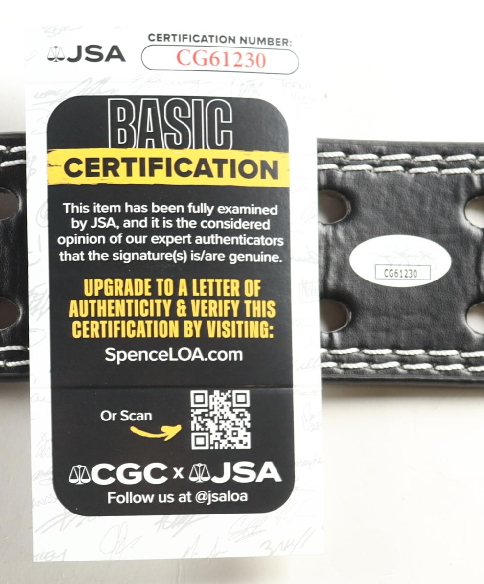 Ronnie Coleman Signed Belt Inscribed "8x Mr. O" (JSA) at PristineAuction.com Ronnie Coleman Signed Belt Inscribed "8x Mr. O" (JSA) at PristineAuction.com