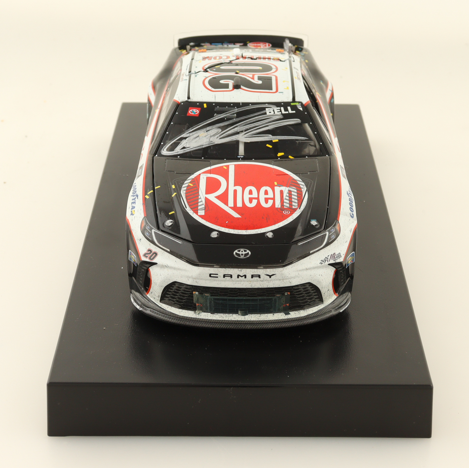 Christopher Bell Signed 2024 #20 Rheem Phoenix Win Elite 1:24 Diecast Car (Bell COA) at PristineAuction.com Christopher Bell Signed 2024 #20 Rheem Phoenix Win Elite 1:24 Diecast Car (Bell COA) at PristineAuction.com