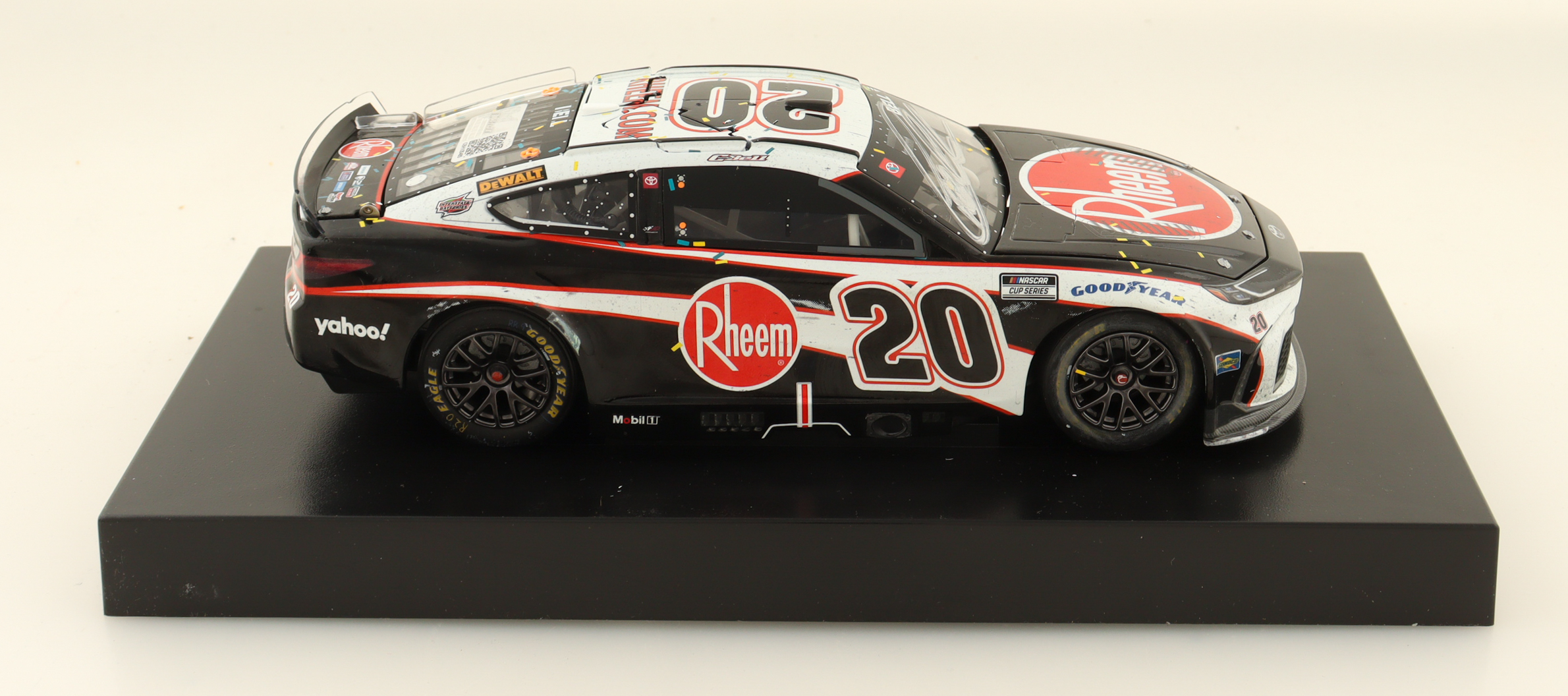 Christopher Bell Signed 2024 #20 Rheem Phoenix Win Elite 1:24 Diecast Car (Bell COA) at PristineAuction.com Christopher Bell Signed 2024 #20 Rheem Phoenix Win Elite 1:24 Diecast Car (Bell COA) at PristineAuction.com