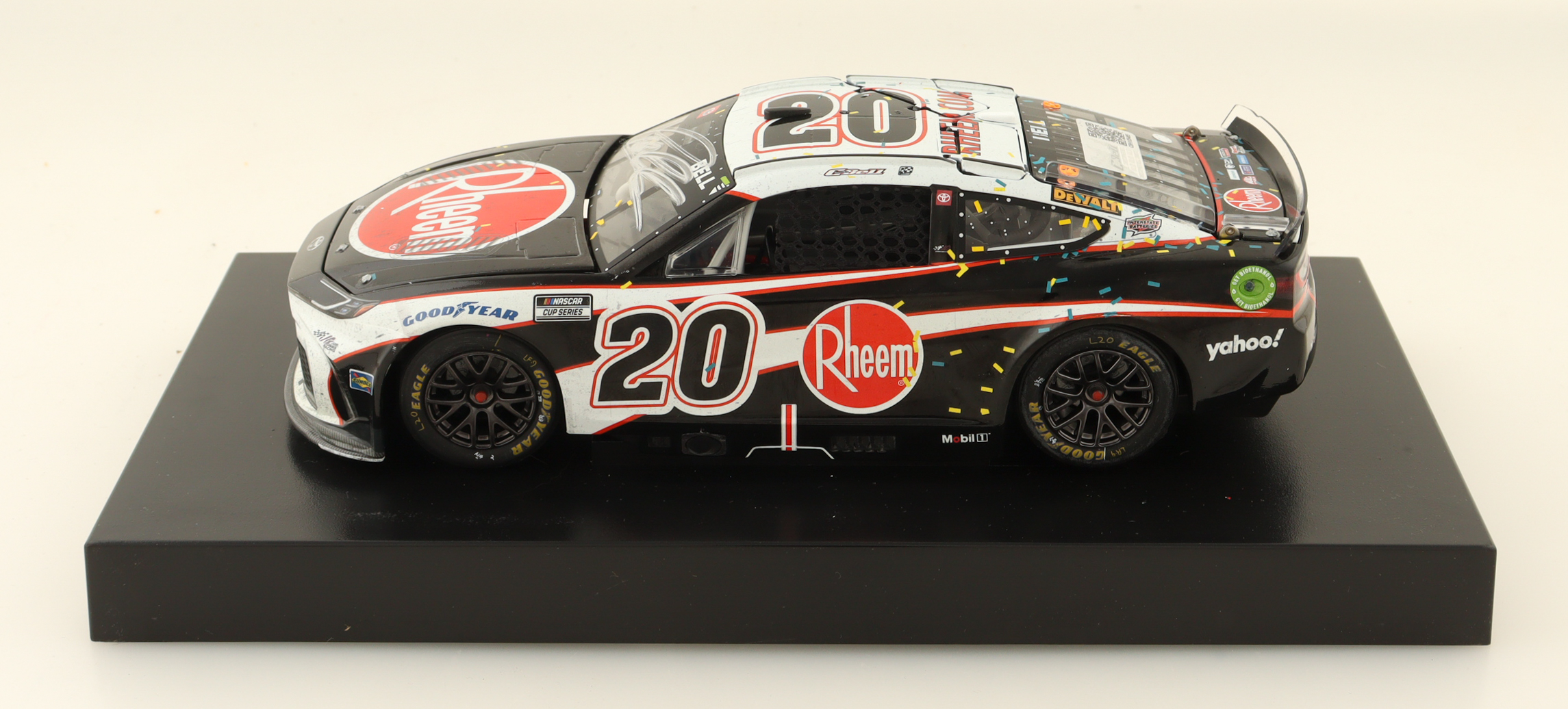 Christopher Bell Signed 2024 #20 Rheem Phoenix Win Elite 1:24 Diecast Car (Bell COA) at PristineAuction.com Christopher Bell Signed 2024 #20 Rheem Phoenix Win Elite 1:24 Diecast Car (Bell COA) at PristineAuction.com