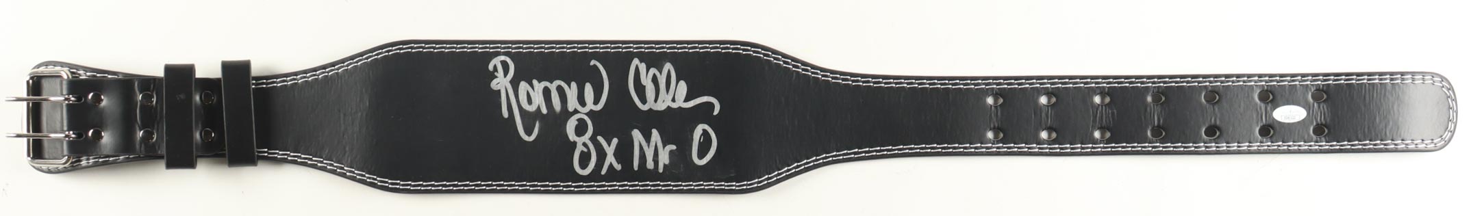 Ronnie Coleman Signed Belt Inscribed "8x Mr. O" (JSA) at PristineAuction.com Ronnie Coleman Signed Belt Inscribed "8x Mr. O" (JSA) at PristineAuction.com