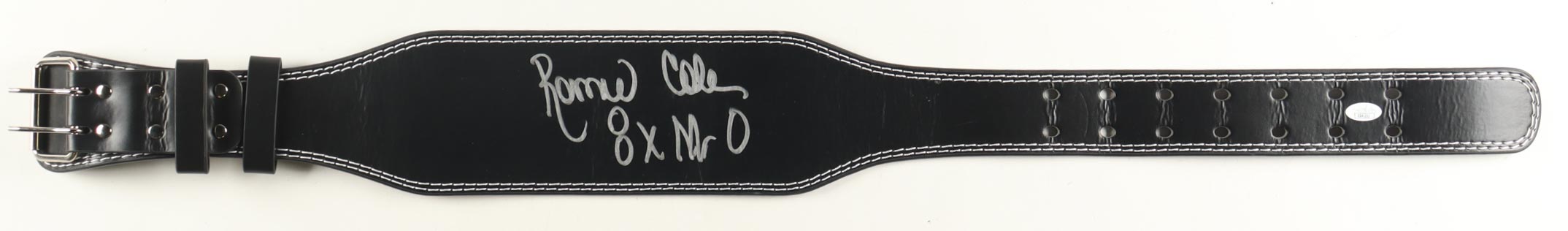 Ronnie Coleman Signed Belt Inscribed "8x Mr. O" (JSA) at PristineAuction.com Ronnie Coleman Signed Belt Inscribed "8x Mr. O" (JSA) at PristineAuction.com