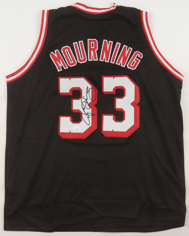 Alonzo Mourning Signed Jersey (JSA) at PristineAuction.com Alonzo Mourning Signed Jersey (JSA) at PristineAuction.com