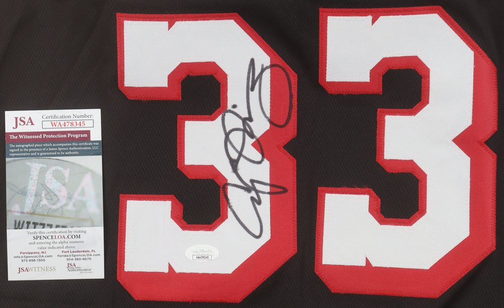 Alonzo Mourning Signed Jersey (JSA) at PristineAuction.com Alonzo Mourning Signed Jersey (JSA) at PristineAuction.com