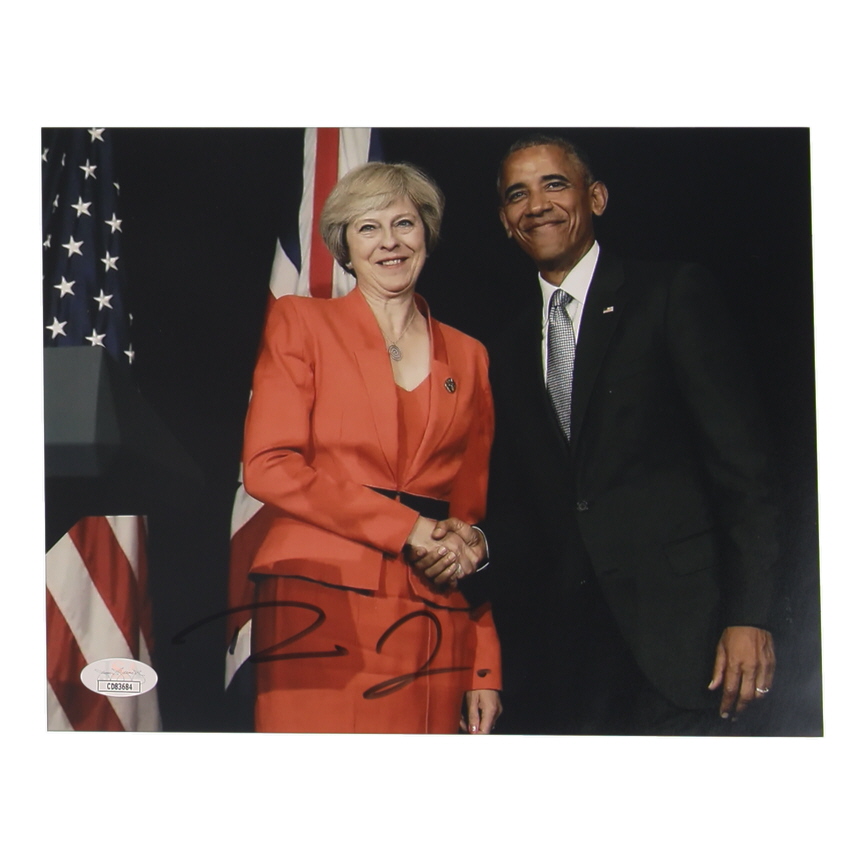 Theresa May Signed 8x10 Photo (JSA) at PristineAuction.com Theresa May Signed 8x10 Photo (JSA) at PristineAuction.com