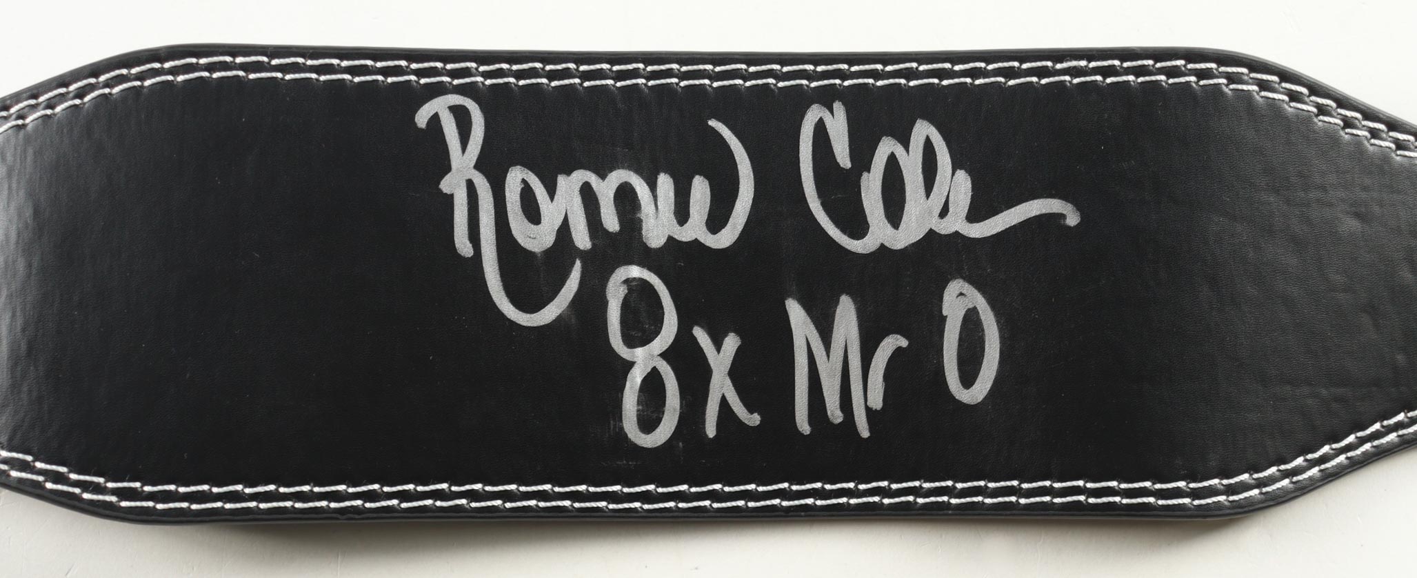 Ronnie Coleman Signed Belt Inscribed "8x Mr. O" (JSA) at PristineAuction.com Ronnie Coleman Signed Belt Inscribed "8x Mr. O" (JSA) at PristineAuction.com