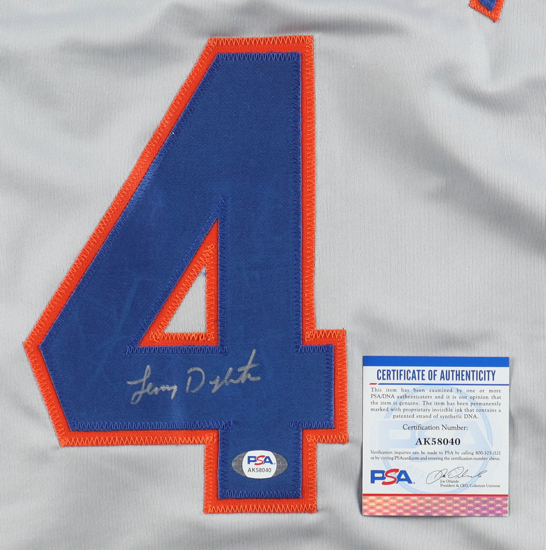 Lenny Dykstra Signed Jersey (PSA) at PristineAuction.com Lenny Dykstra Signed Jersey (PSA) at PristineAuction.com