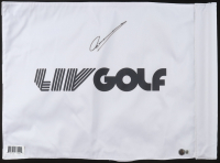 Greg Norman Signed LIV Golf 14.5x19.5 Pin Flag (Beckett) at PristineAuction.com