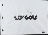 Bubba Watson Signed LIV Golf 12x17 Pin Flag (Beckett) at PristineAuction.com