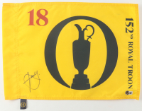 Xander Schauffle Signed 2024 British Open Pin Flag (Beckett) at PristineAuction.com