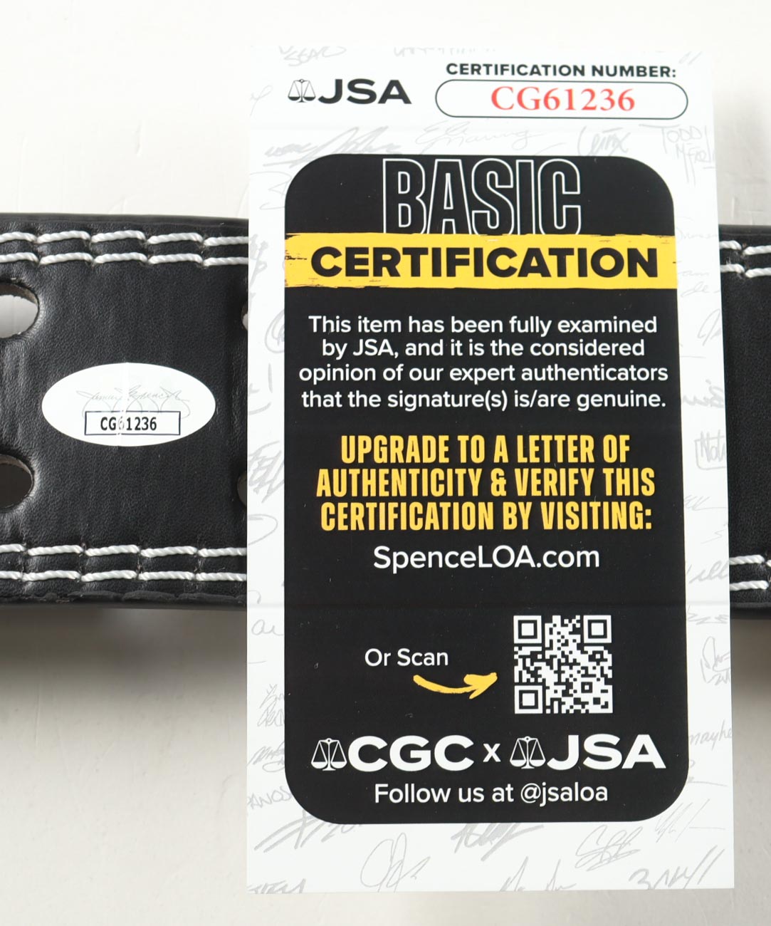 Ronnie Coleman Signed Belt Inscribed "8x Mr. O" (JSA) at PristineAuction.com Ronnie Coleman Signed Belt Inscribed "8x Mr. O" (JSA) at PristineAuction.com