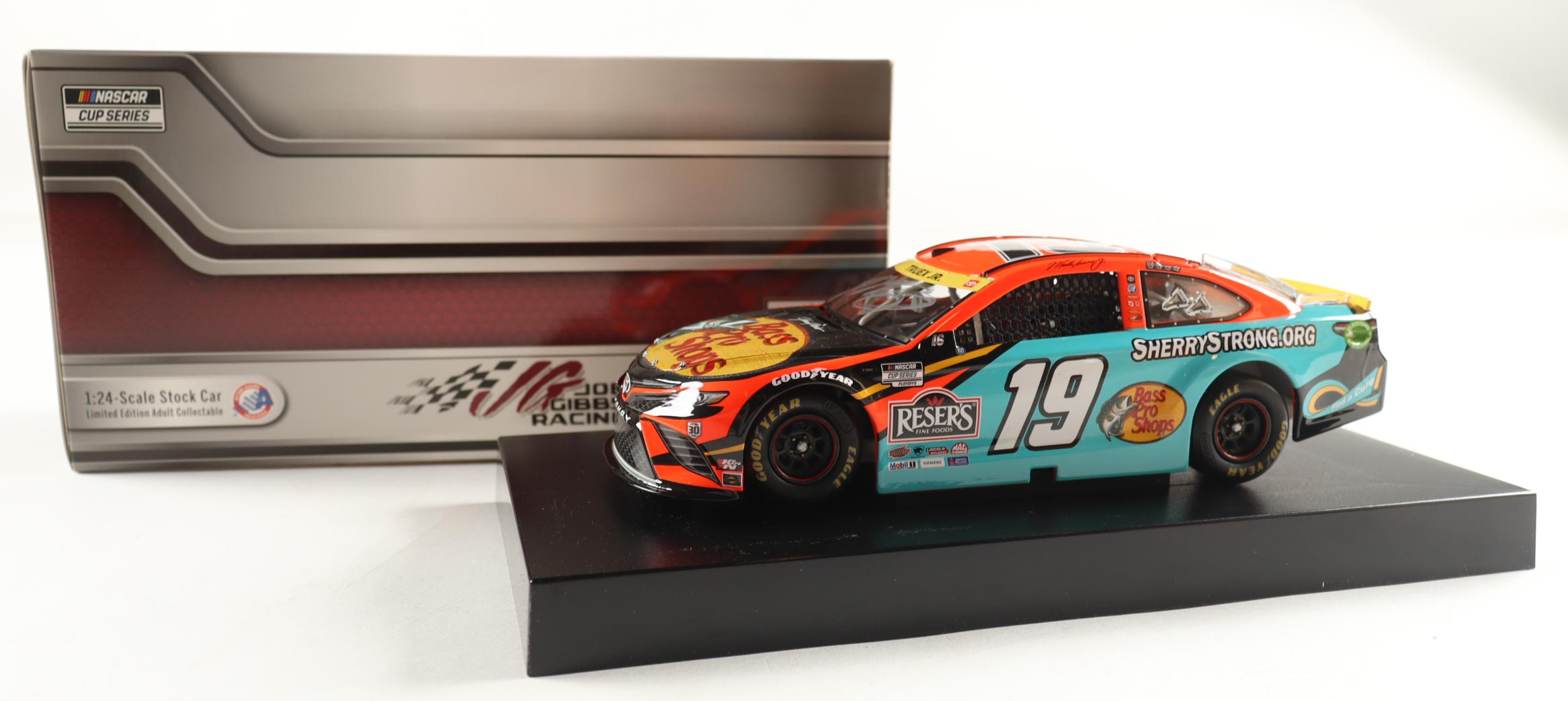 Martin Truex Jr. Signed 2021 #19 Bass Pro Shops/Sherry Strong 1:24 Diecast Car (PA) at PristineAuction.com Martin Truex Jr. Signed 2021 #19 Bass Pro Shops/Sherry Strong 1:24 Diecast Car (PA) at PristineAuction.com