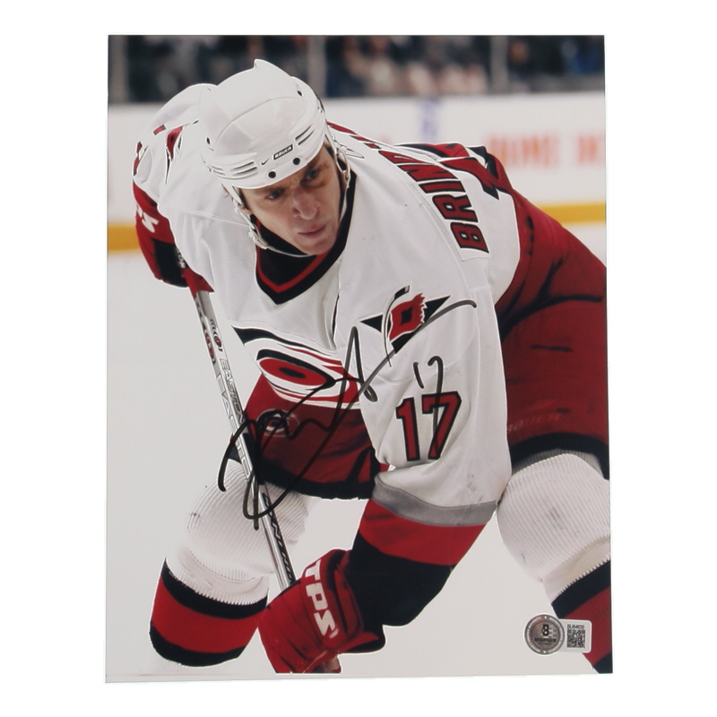 Rod Brind'Amour Signed Hurricanes 8x10 Photo (Beckett) at PristineAuction.com Rod Brind'Amour Signed Hurricanes 8x10 Photo (Beckett) at PristineAuction.com