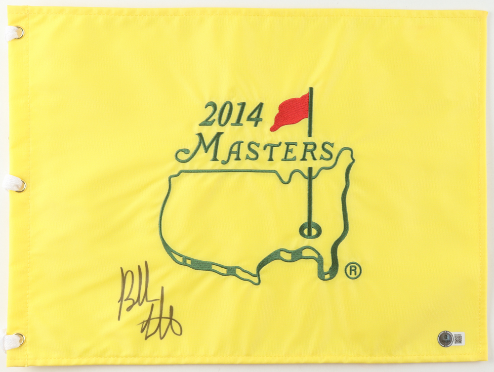 Bubba Watson Signed 2014 Masters Tournament Pin Flag (Beckett) at PristineAuction.com Bubba Watson Signed 2014 Masters Tournament Pin Flag (Beckett) at PristineAuction.com