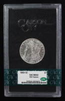 1883-CC Silver $1 Dollar - Carson City - GSA Treasure (CAC MS62) at PristineAuction.com