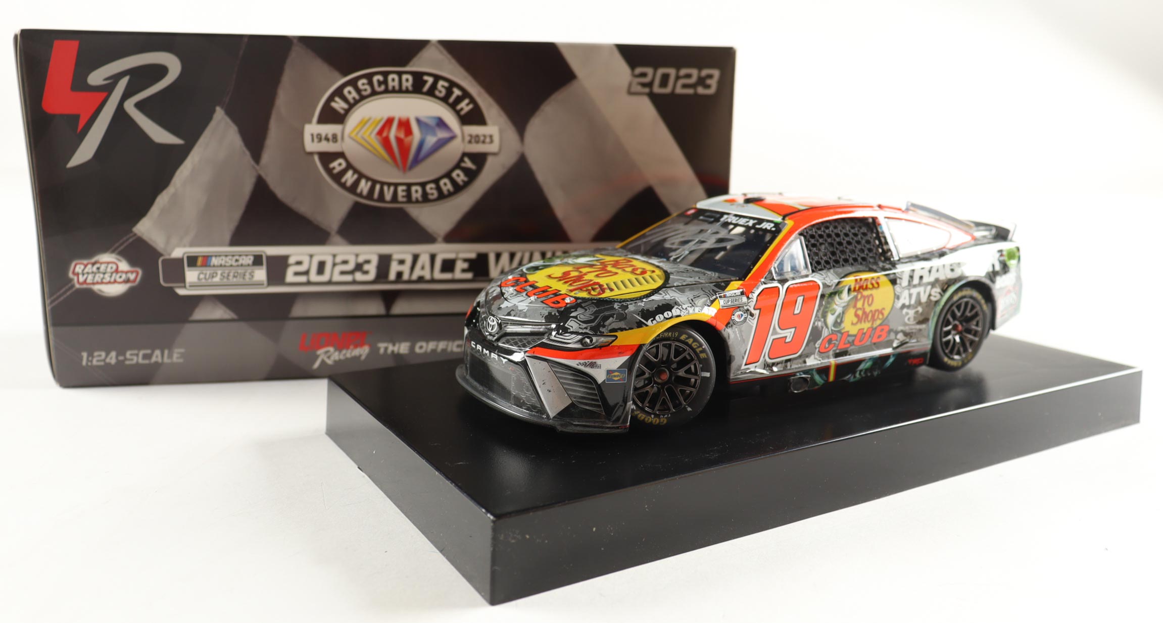 Martin Truex Jr. Signed 2023 #19 Bass Pro Shops Sonoma Win 1:24 Diecast Car (PA) at PristineAuction.com Martin Truex Jr. Signed 2023 #19 Bass Pro Shops Sonoma Win 1:24 Diecast Car (PA) at PristineAuction.com