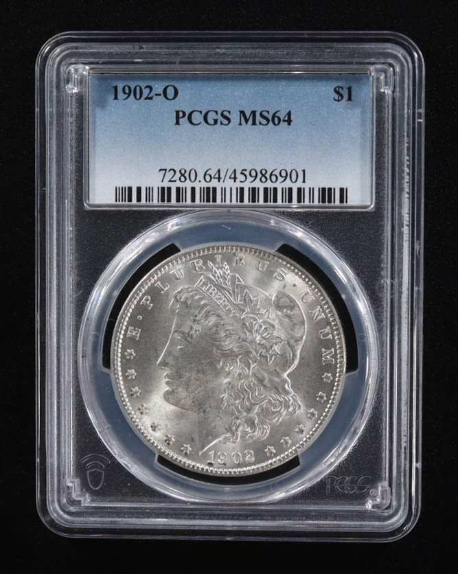 1902-O $1 Silver Dollar (PCGS MS64) at PristineAuction.com 1902-O $1 Silver Dollar (PCGS MS64) at PristineAuction.com