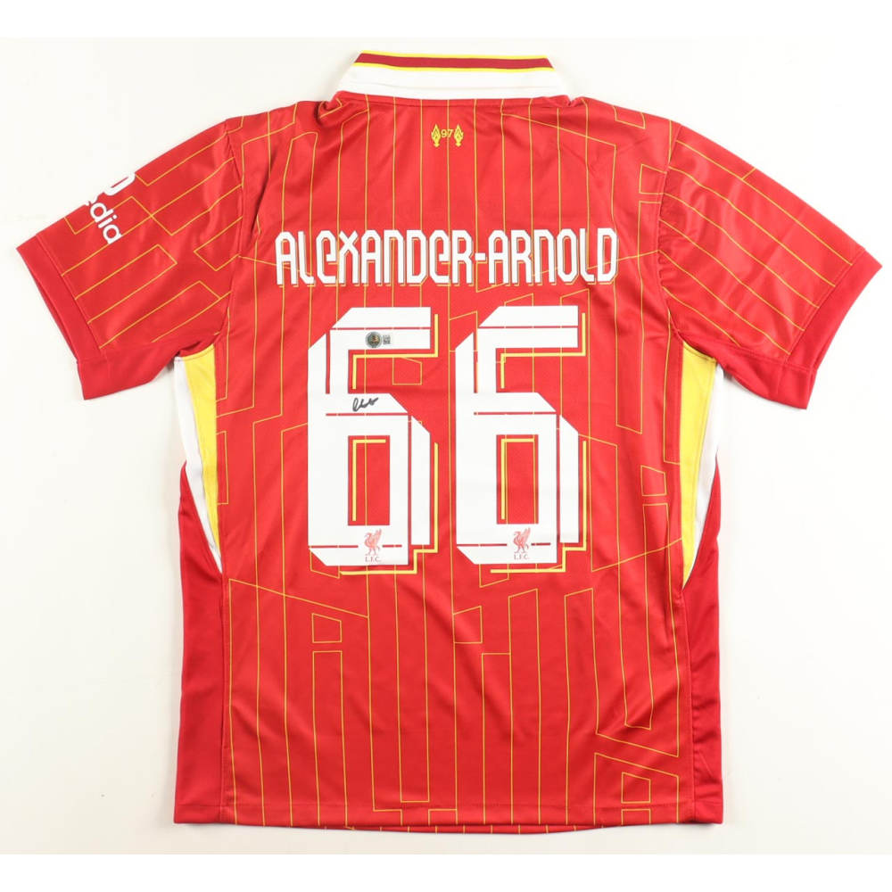 Trent Alexander-Arnold Signed Jersey (Beckett) at PristineAuction.com Trent Alexander-Arnold Signed Jersey (Beckett) at PristineAuction.com