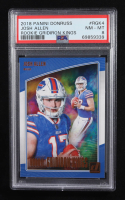 Josh Allen 2018 Panini Donruss Rookie Gridiron Kings #RGK4 RC (PSA 8) at PristineAuction.com