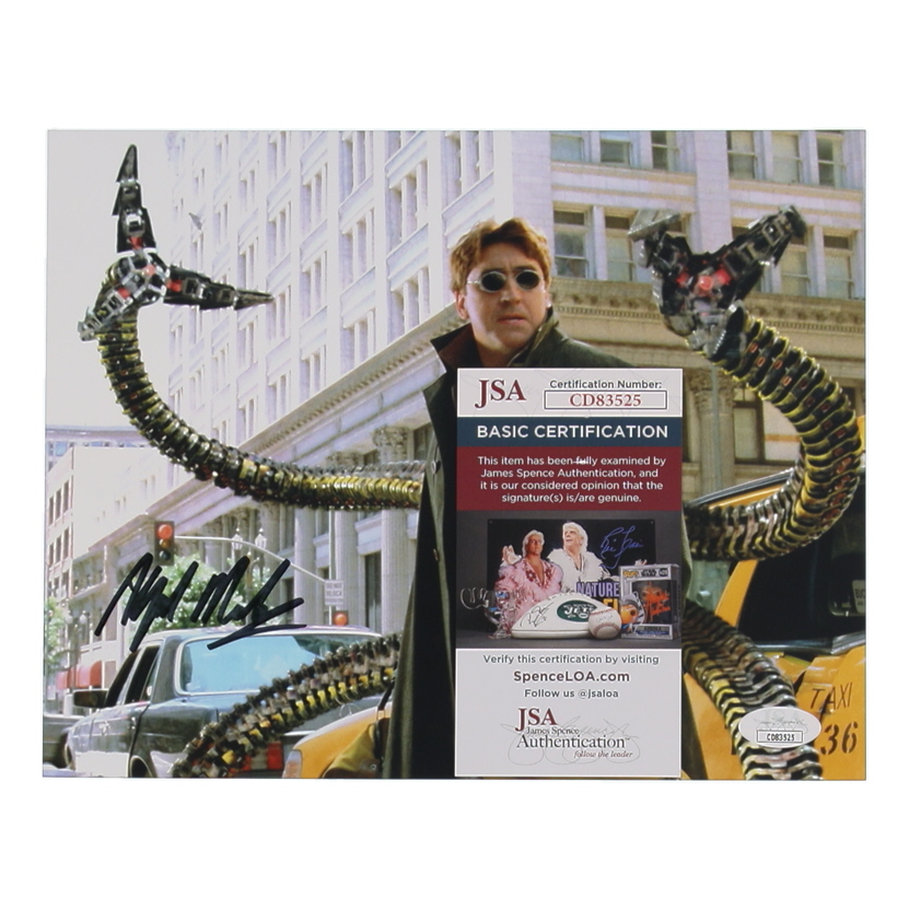 Alfred Molina Signed "Spider-Man 2" 8x10 Photo (JSA) at PristineAuction.com Alfred Molina Signed "Spider-Man 2" 8x10 Photo (JSA) at PristineAuction.com