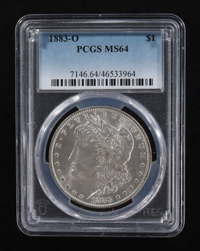 1883-O $1 Silver Dollar (PCGS MS64) at PristineAuction.com 1883-O $1 Silver Dollar (PCGS MS64) at PristineAuction.com
