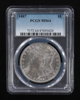 1887 $1 Silver Dollar (PCGS MS64) at PristineAuction.com