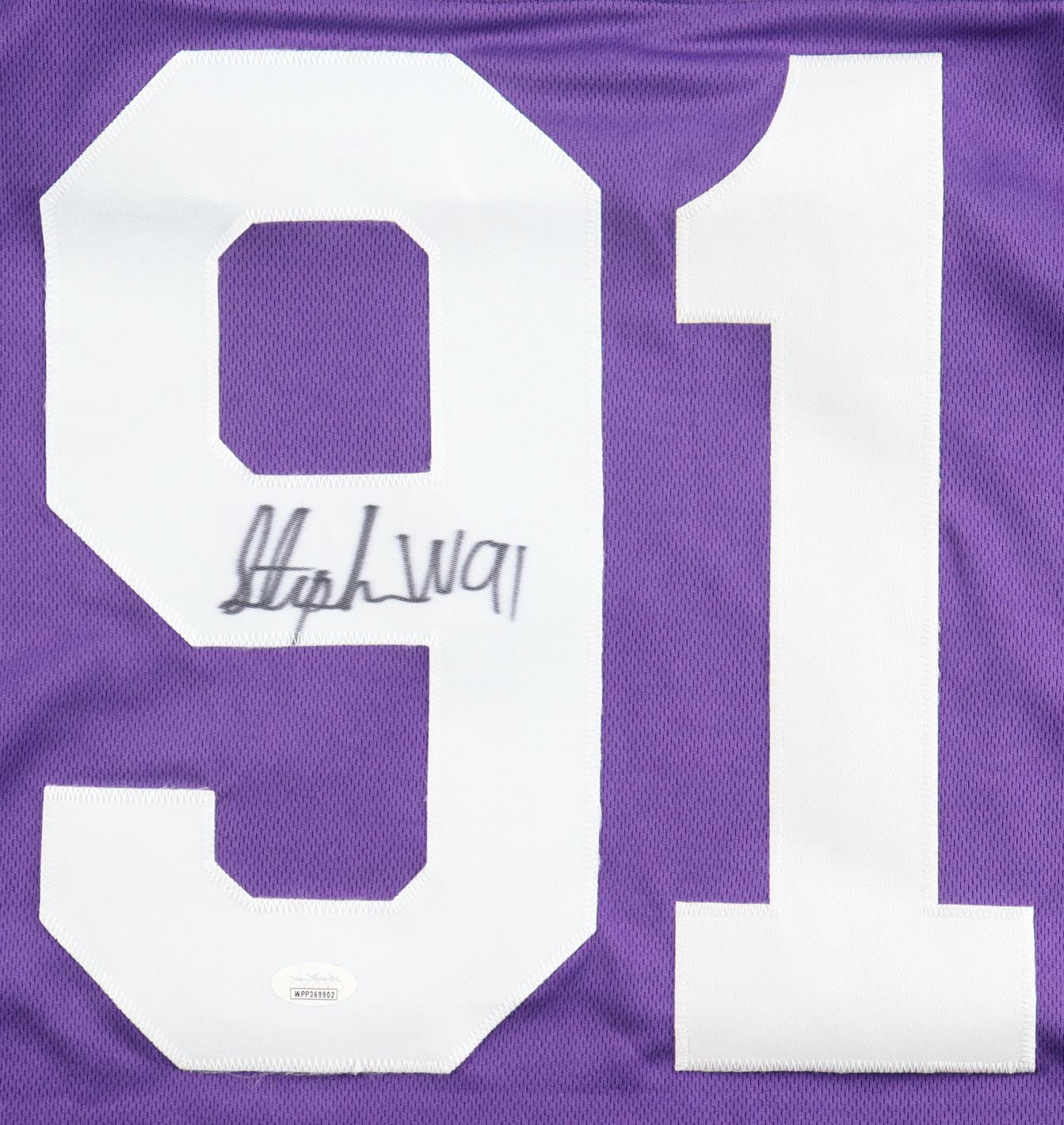 Stephen Weatherly Signed Jersey (JSA) at PristineAuction.com Stephen Weatherly Signed Jersey (JSA) at PristineAuction.com