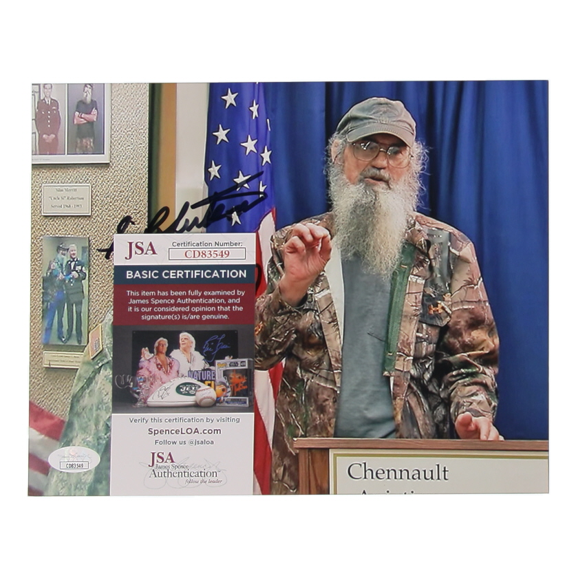 Si Robertson Signed "Duck Dynasty" 8x10 Photo with Inscription (JSA) at PristineAuction.com Si Robertson Signed "Duck Dynasty" 8x10 Photo with Inscription (JSA) at PristineAuction.com