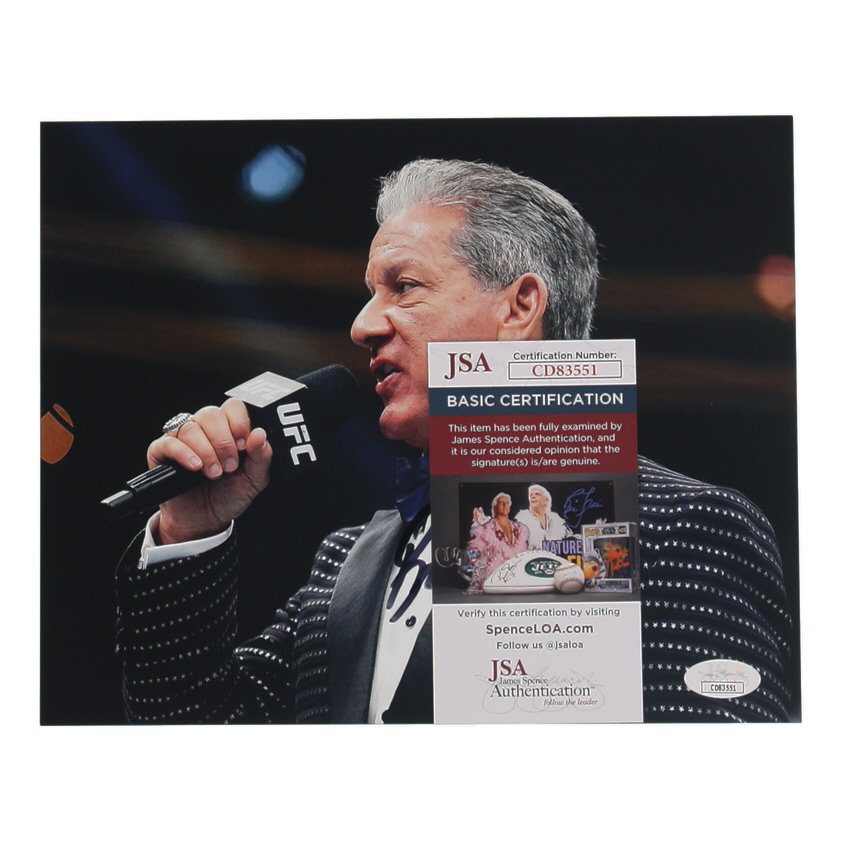 Bruce Buffer Signed UFC 8x10 Photo (JSA) at PristineAuction.com Bruce Buffer Signed UFC 8x10 Photo (JSA) at PristineAuction.com