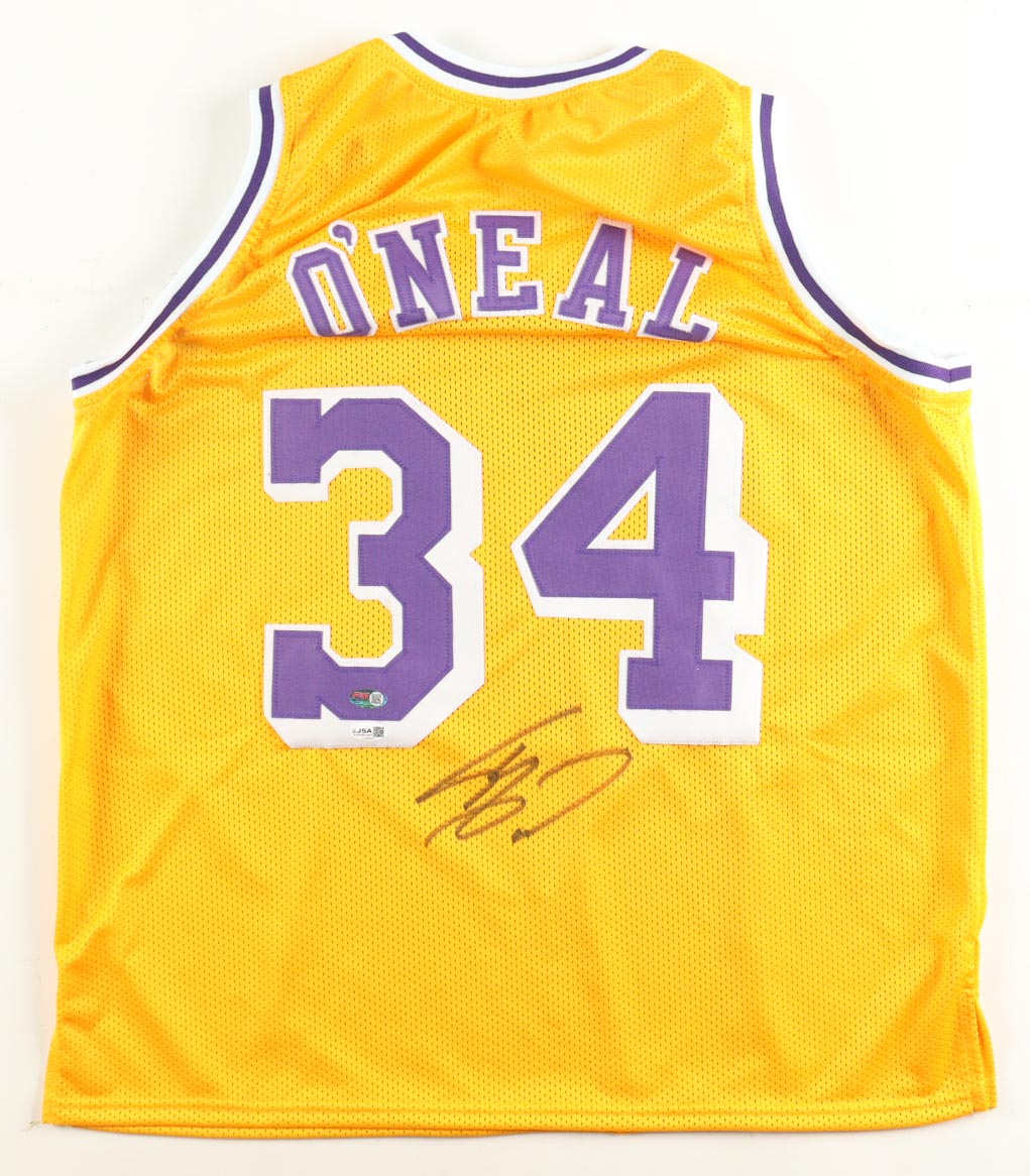 Shaquille O'Neal Signed Jersey (JSA) at PristineAuction.com Shaquille O'Neal Signed Jersey (JSA) at PristineAuction.com