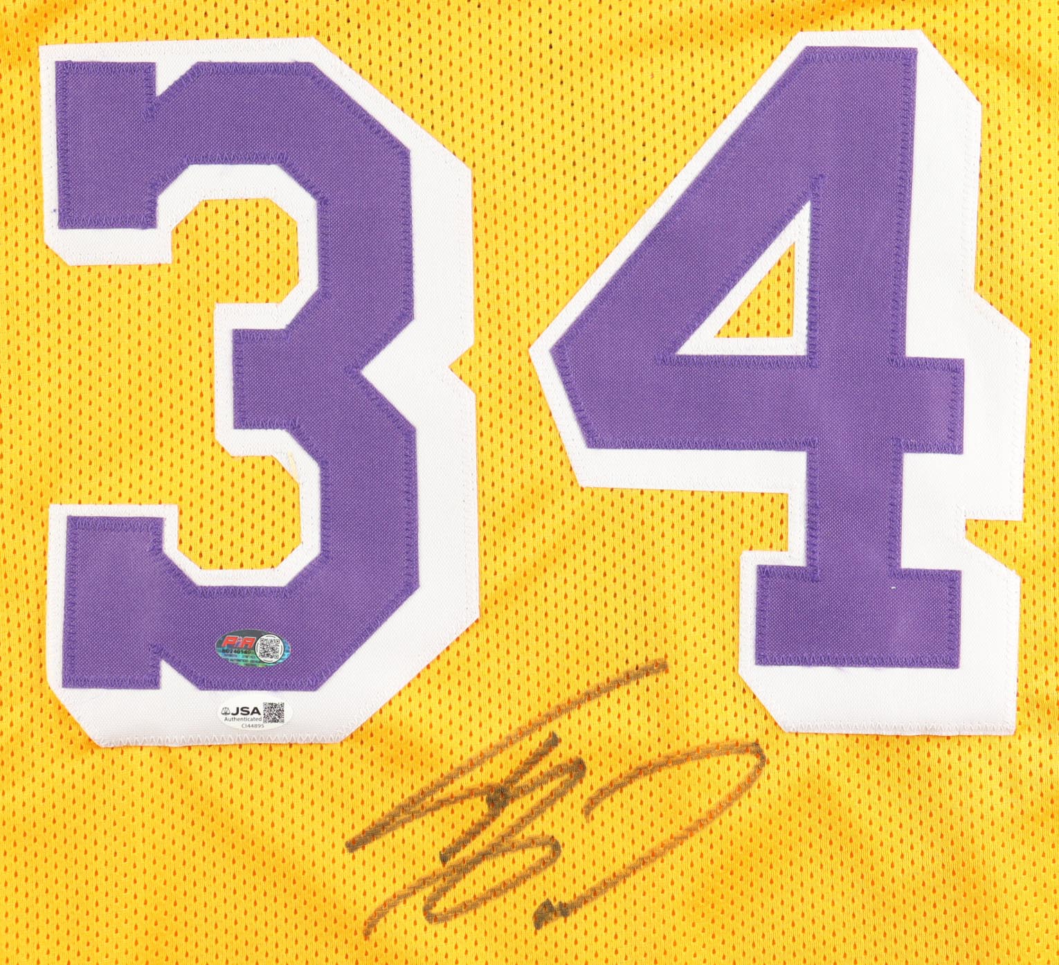Shaquille O'Neal Signed Jersey (JSA) at PristineAuction.com Shaquille O'Neal Signed Jersey (JSA) at PristineAuction.com
