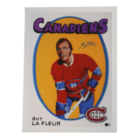 Guy Lafleur Signed LE Canadiens 18x24 Art Poster (Beckett) at PristineAuction.com