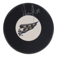 Olaf Kolzig Signed Capitals Logo Hockey Puck (Beckett) at PristineAuction.com