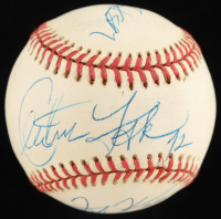 Frank Thomas, Carlton Fisk & Bo Jackson Signed OAL Baseball (JSA) at PristineAuction.com
