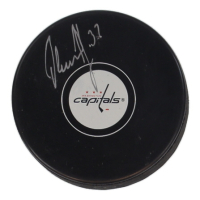 Olaf Kolzig Signed Capitals Logo Hockey Puck (Beckett) at PristineAuction.com