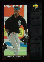 Michael Jordan 1995 Upper Deck Star Rookies Jumbo #19 RC #34408/45000 at PristineAuction.com