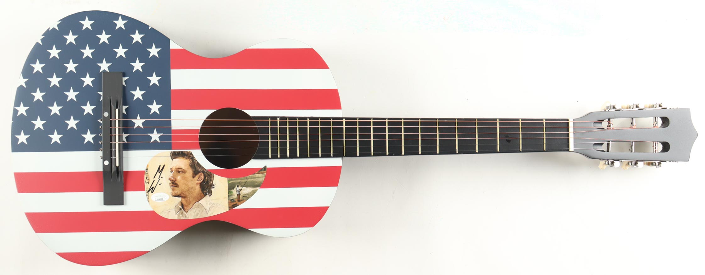 Morgan Wallen Signed 41" Acoustic Guitar (JSA) at PristineAuction.com Morgan Wallen Signed 41" Acoustic Guitar (JSA) at PristineAuction.com