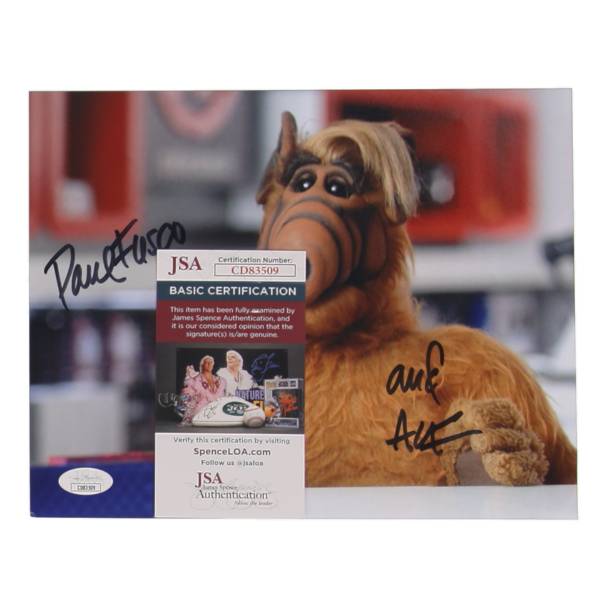 Paul Fusco Signed "ALF" 8x10 Photo Inscribed "And Alf" (JSA) at PristineAuction.com Paul Fusco Signed "ALF" 8x10 Photo Inscribed "And Alf" (JSA) at PristineAuction.com
